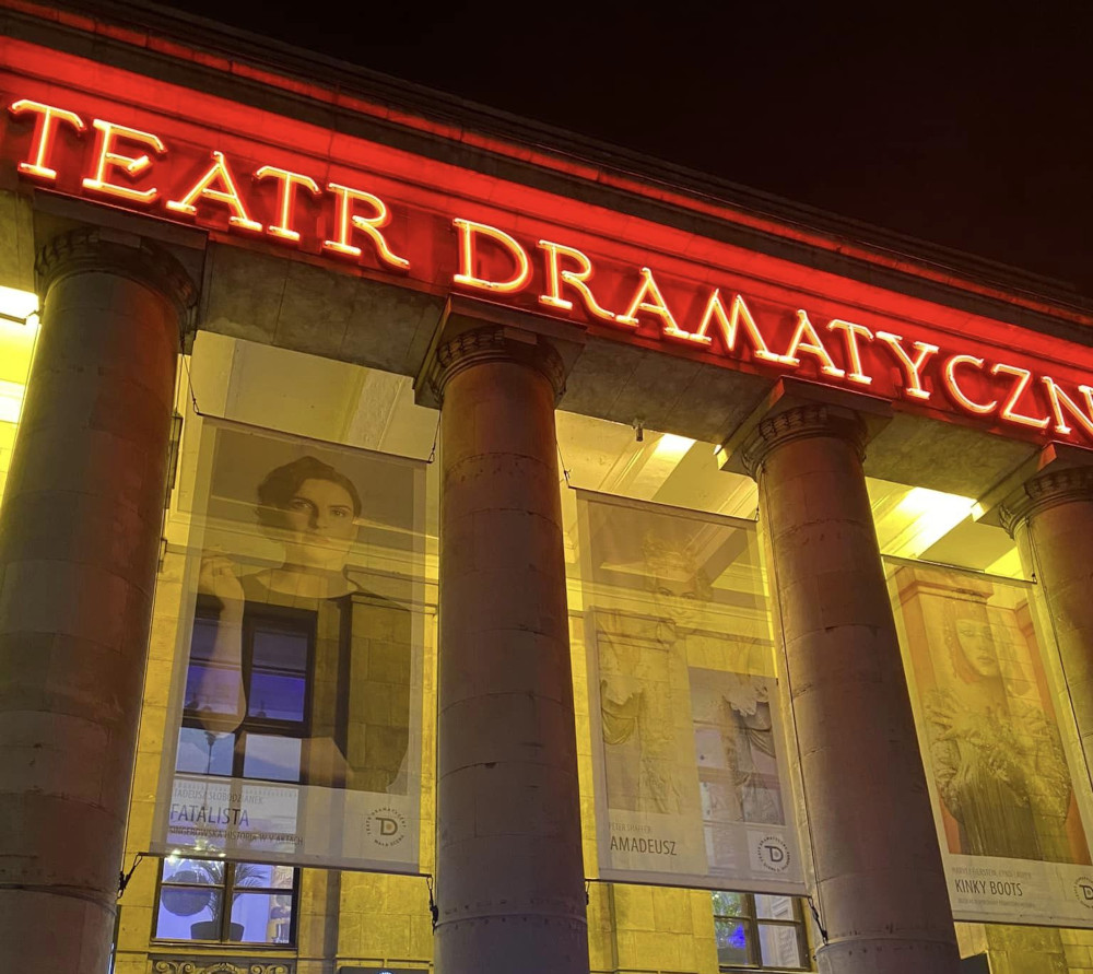 Grafika do wizyty w Teatrze Dramatycznym