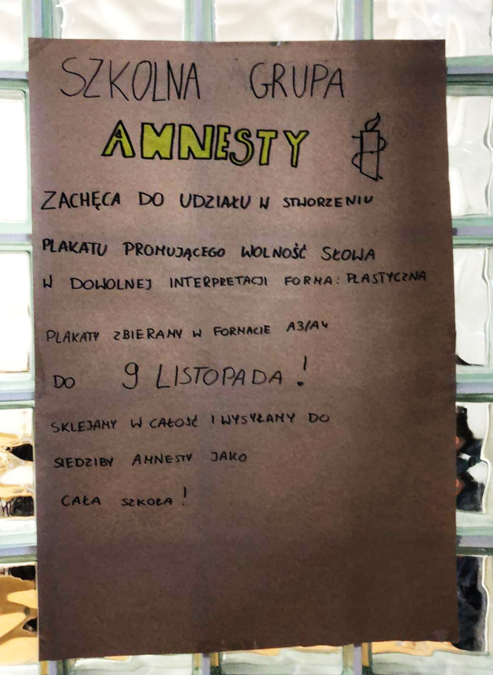Plakat: Stwórz plakat WOLNOŚĆ SŁOWA